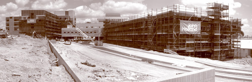 Stage one redevelopment construction late 2002