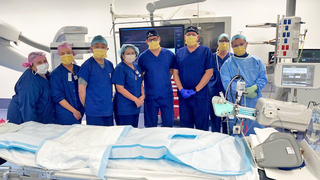 Greenslopes’ brand new hybrid theatre hosts 250th TAVI milestone 