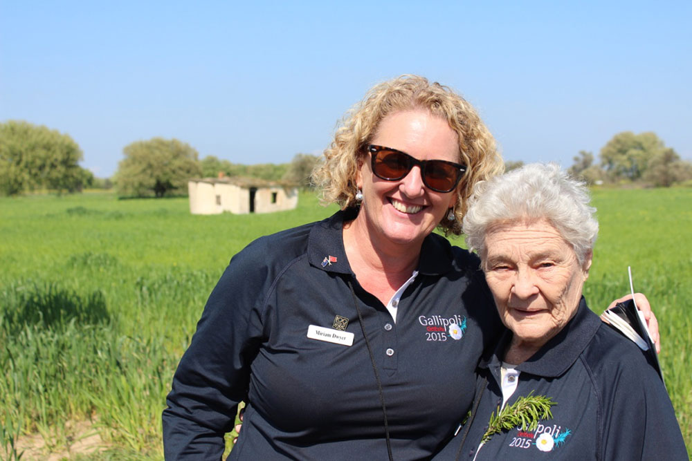 Ms Miriam Dwyer, GMRF CEO and Mrs Jean Pockett