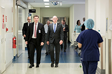 Minister for Veteran Affairs, The Hon. Stuart Robert MP at Greenslopes Private Hospital