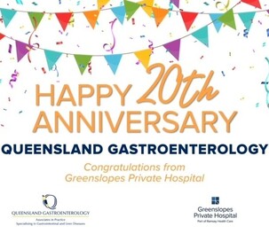 Greenslopes Private Hospital patients benefit from 20 years of leading gastroenterology services
=
